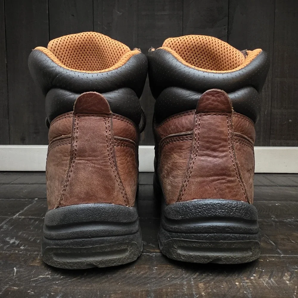Timberland PRO Series Steel‎ Toe Safety Boots Womens 8.5M Brown Leather 26388